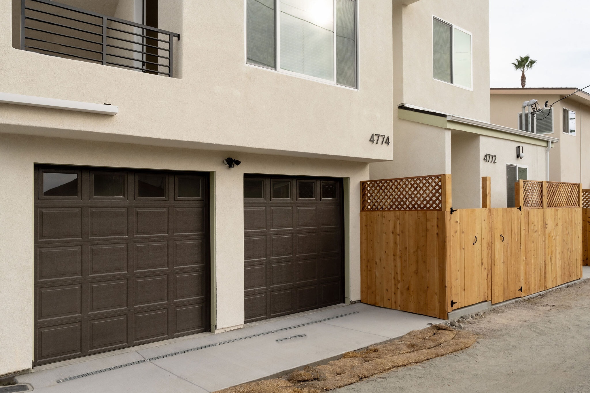 View of private garage off the alley. - 4772 Bancroft St
