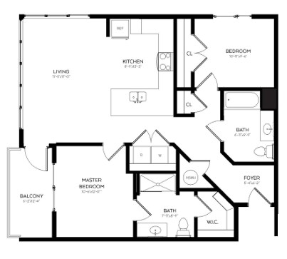 Floorplan - The Franklin at 11th Street Station
