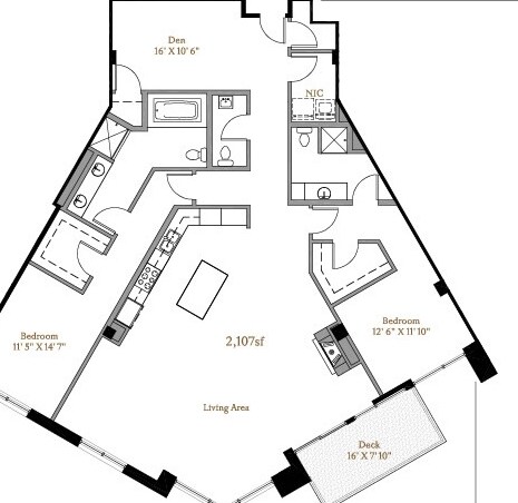 2BR/3BA - The Westerly