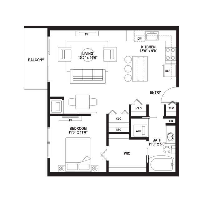 Floorplan - The Ellory