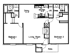 2BR/2BA - The Emory