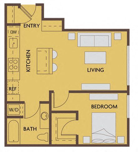 Floorplan - Greenhouse Apartments