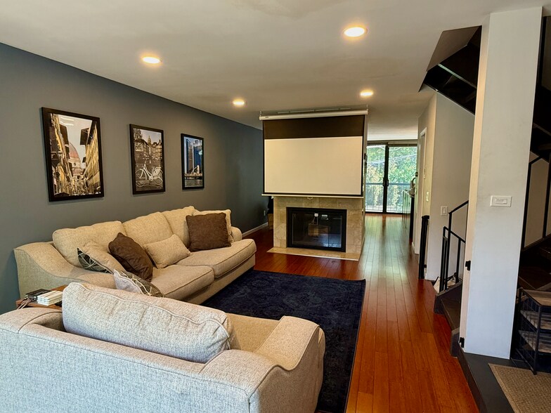 Living Room with Optional Projector Included! - 960 N Pennsylvania St