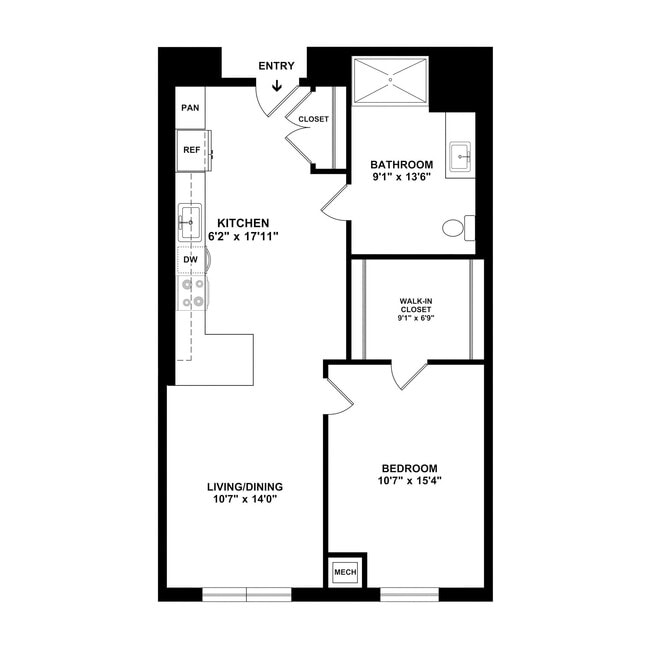 Floorplan - Residences on Lincoln Square, A 55+ Community
