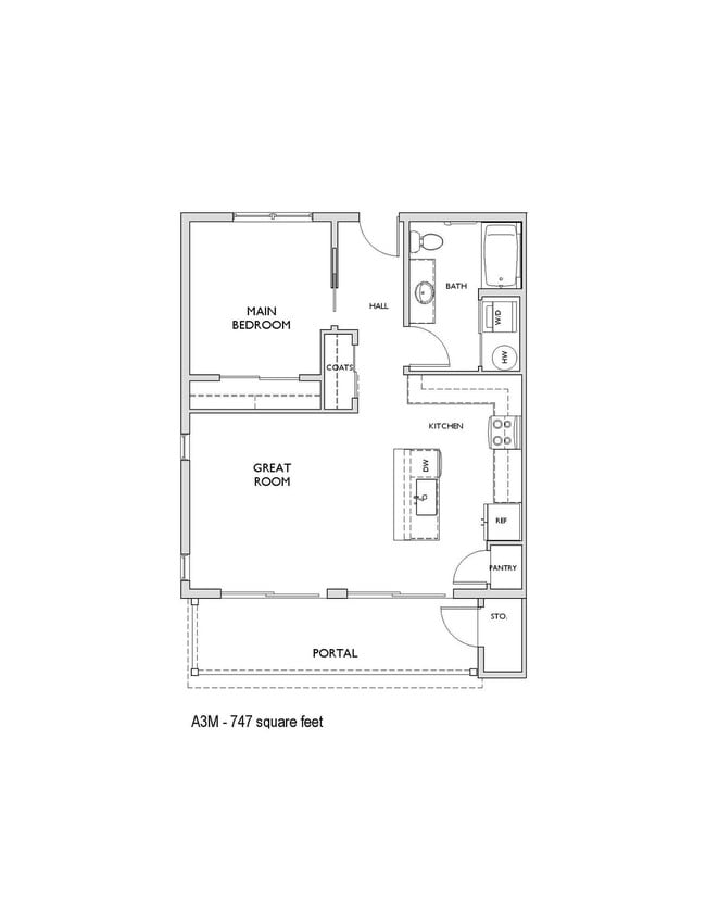 Floorplan - Acequia Lofts