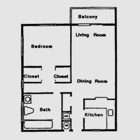 1BR/1BA - Cutlerwood Apartments