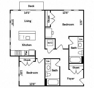 Floorplan - Two 10 by Vintage