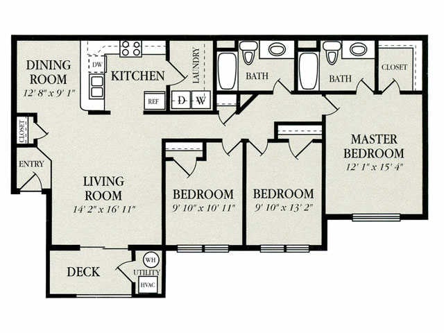 Floorplan - The Crossings at Chapel Hill