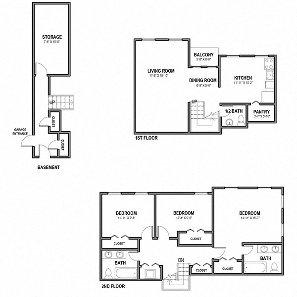 Floorplan - Walnut on Forbes