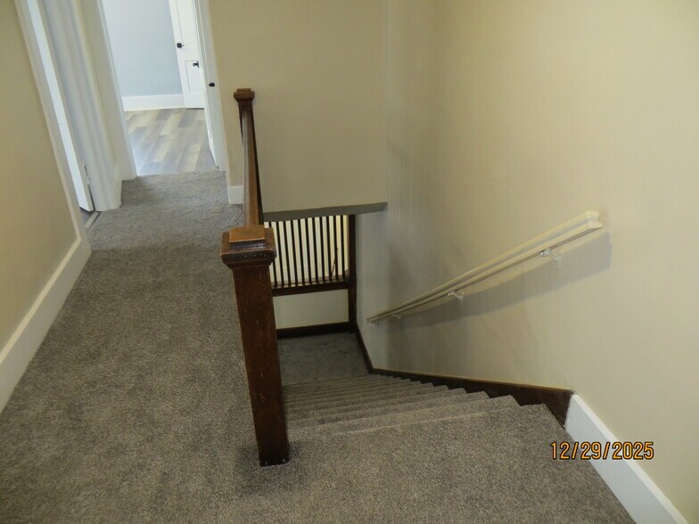 Hallway down - 107 W 3rd St