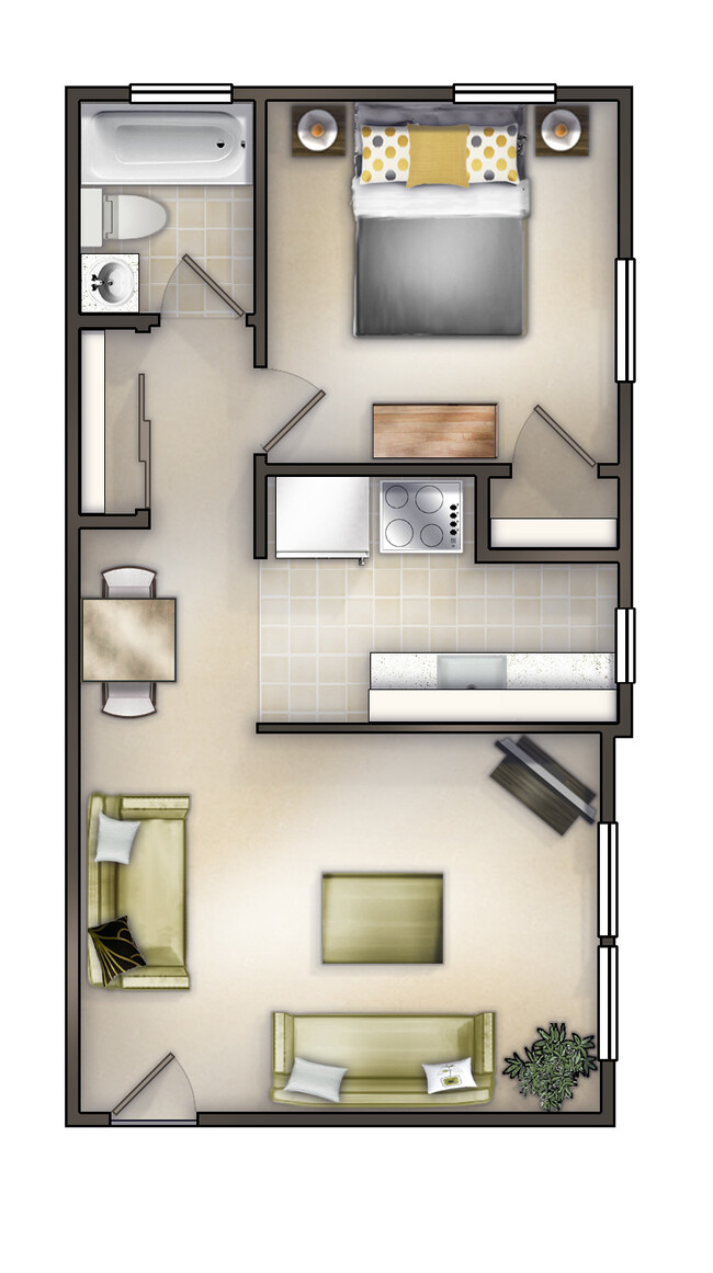 Floorplan - Frederick Greenes Apartments