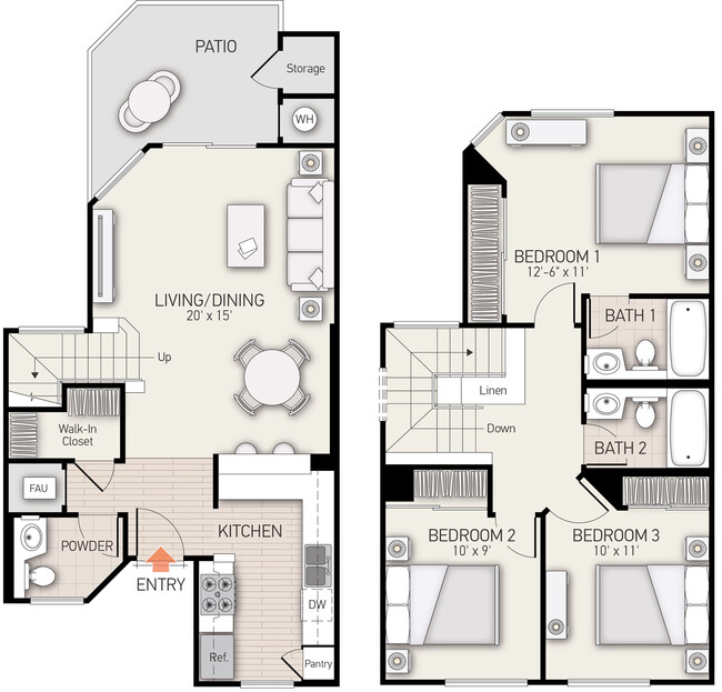 Floorplan - San Marco Villa Apartment Homes