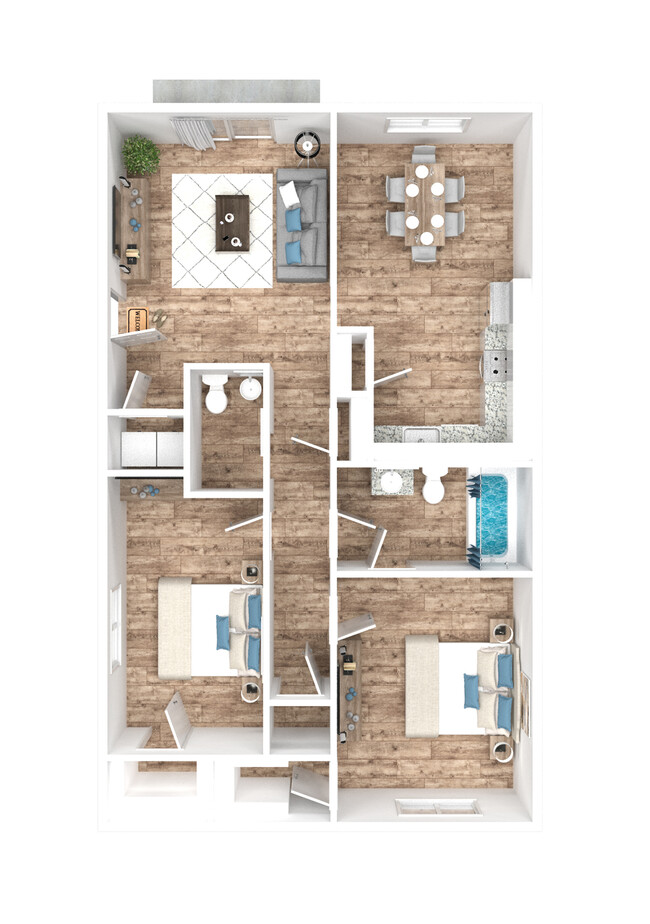 2 Bedroom 2 Bath - The Collective at Sutherland