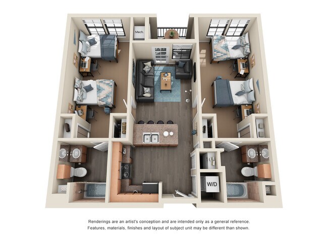 2 BR 2 Bath Elite - Fifty Twenty-Five