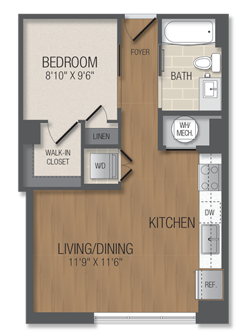 Floorplan - The Acadia at Metropolitan Park