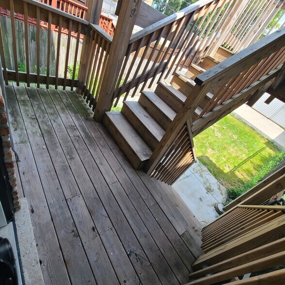 Back porch - 5935 S Indiana Ave