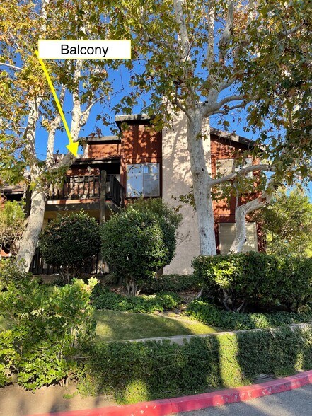 This balcony is accessed from the living room - 4904 Maytime Ln