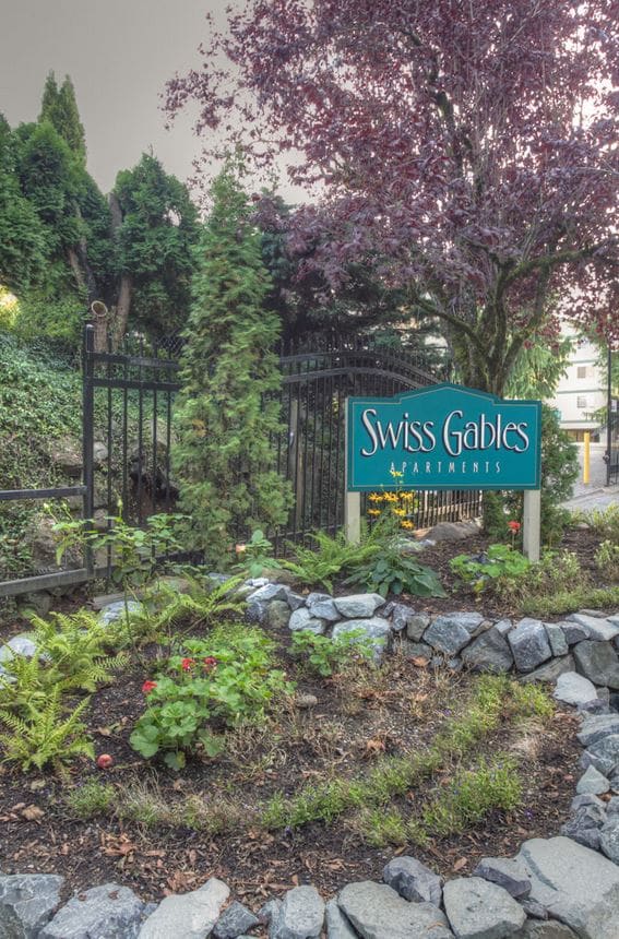 Community Entrance - Swiss Gables