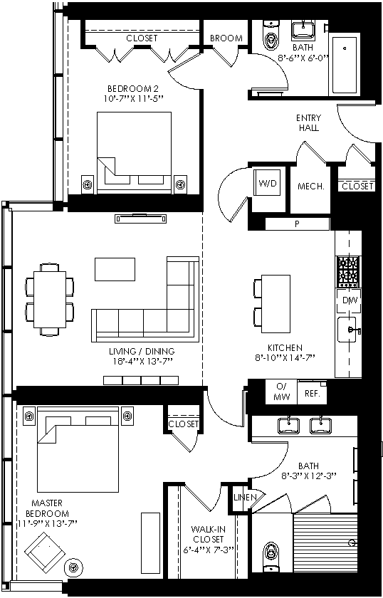 Floorplan - Apartments at Westlight