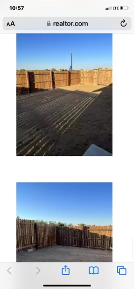 Back yard - 9249 E Avenue R4