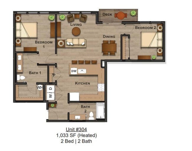 Residence 304 - Eliason Square Apartments