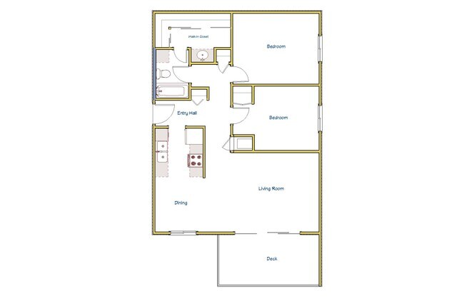 Floorplan - Bart Springs Apartments