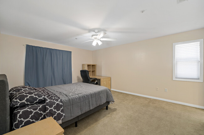 Furnished Master Bedroom - 3455 Dwight Ave