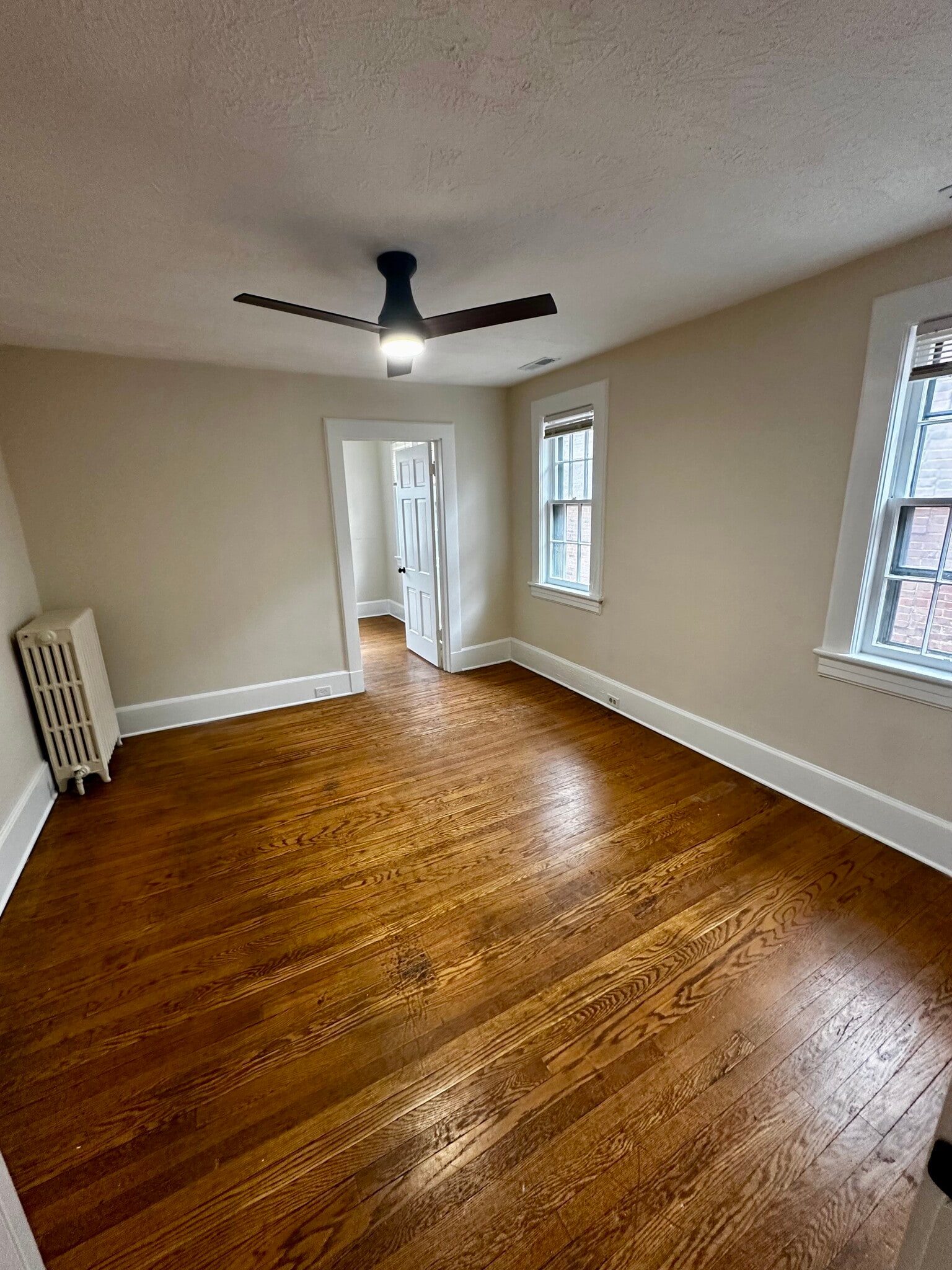 Bedroom with new ceiling fan and light - 2521 Longview Ave SW