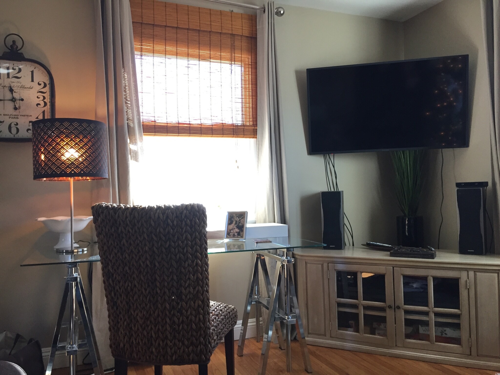 Office space in living room - 701 Flower Ave