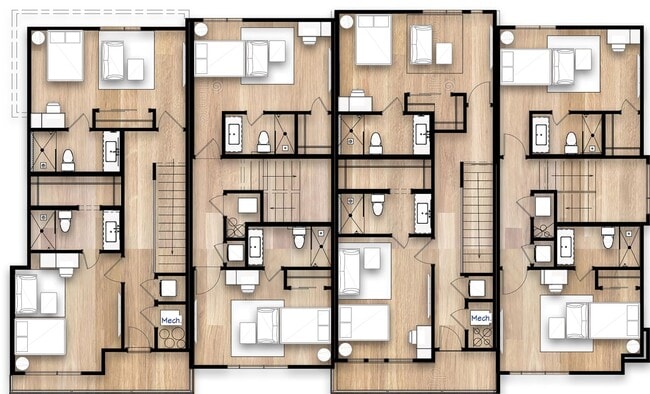Building Photo - 4Bed/4Bath - Fully Furnished Townhome Avai...