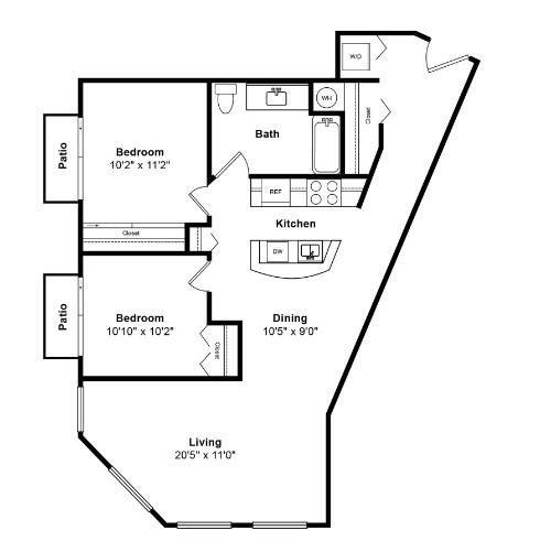 Floorplan - Tera Apartments