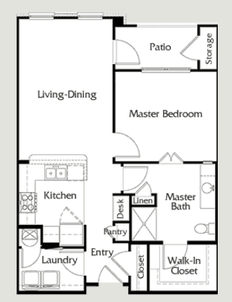 1BR/1BA - Heritage Park Vista