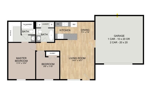 Floorplan - The Augusta at Gruene Garden Apartments