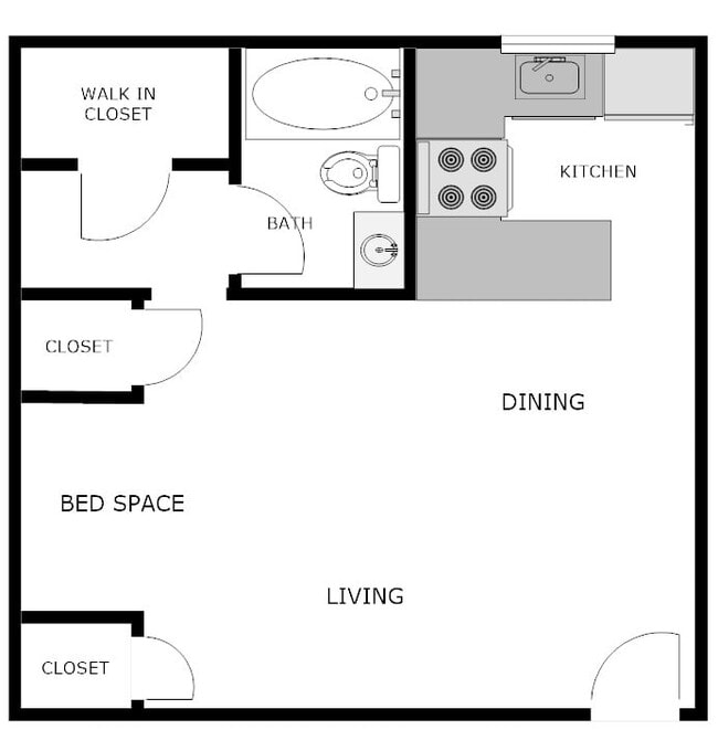 Floorplan - Archer Village Apartments