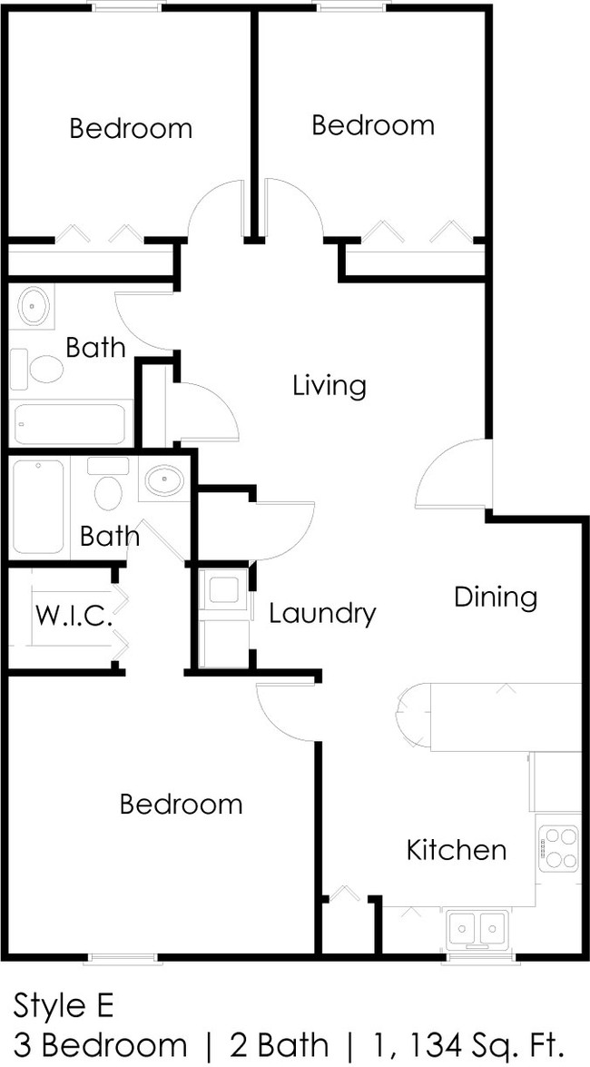 Floorplan - Regency Palms Apartments