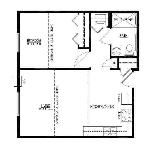 1BR/1BA - Heritage Square