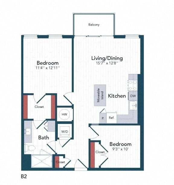 Floorplan - Harwood Flats