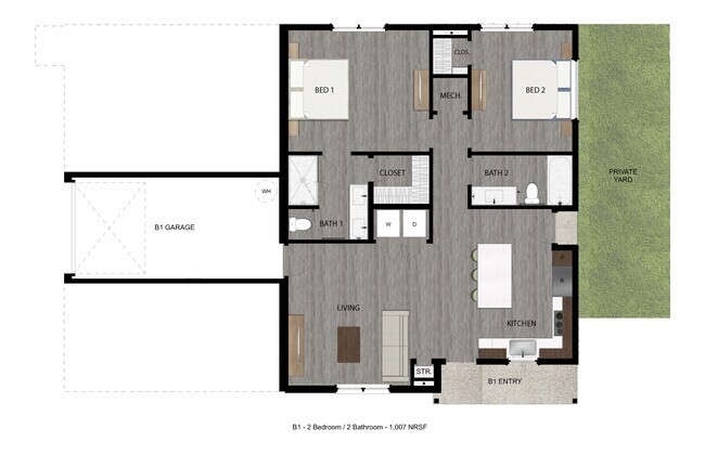 Floorplan - parcHAUS at Mustang Drive
