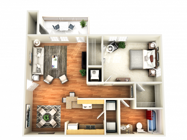 Floorplan - Peaks at Gainesville