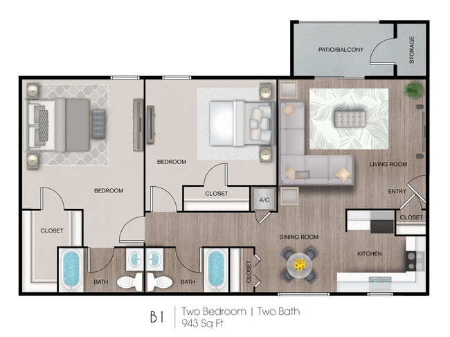 Floorplan - The Onyx Apartments