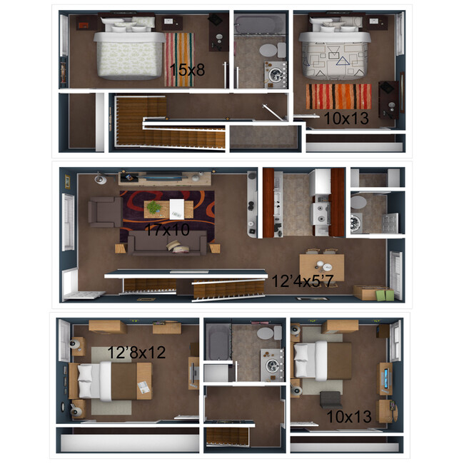 Floorplan - Deerfield Village Apartments