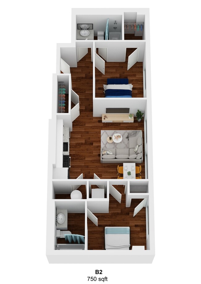 Floorplan - MDXL Flats