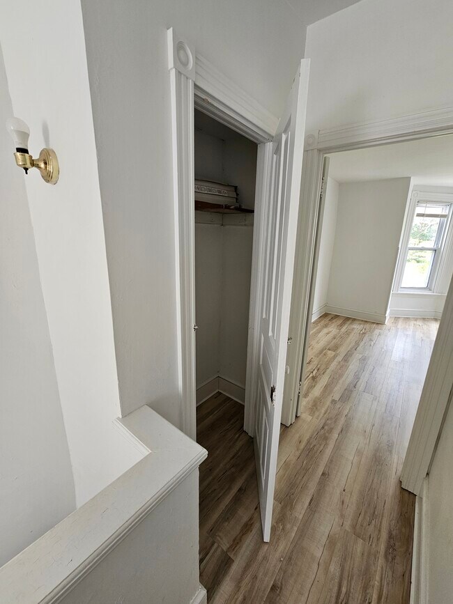 Top floor hall storage closet - 148 Clymer St