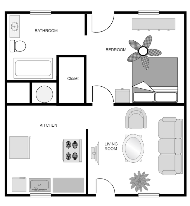 Floorplan - Whitehaven Oaks Apartments