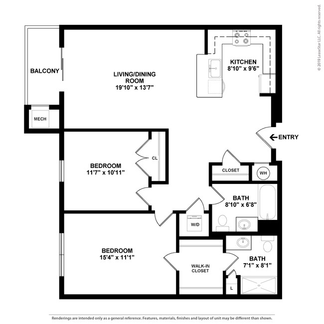 Floorplan - Snowden Creek Apartments, 62+