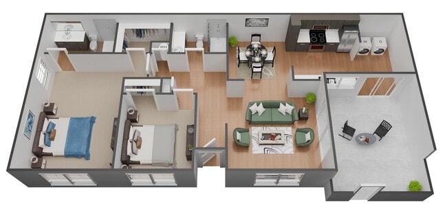 Floorplan - Coventry Square Apartments