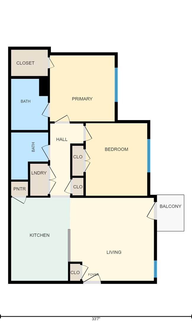 Floorplan - Fox Ridge Apartments