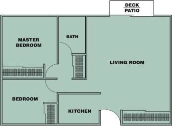 Floorplan - Hillside Village Apartments