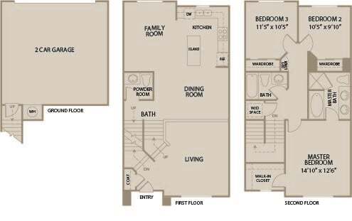 Floorplan - Tustin Cottages