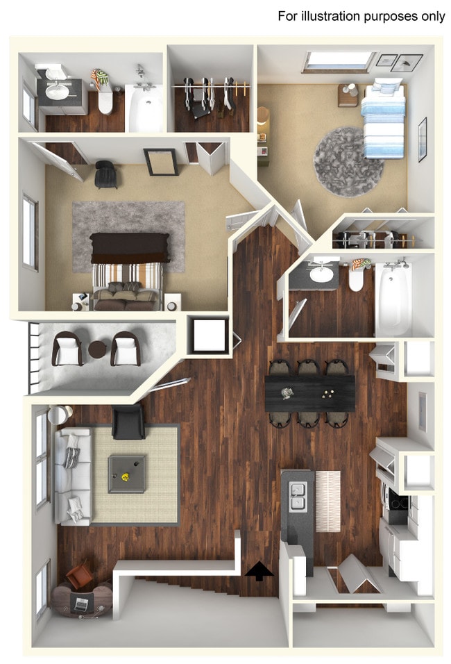Floorplan - Rivertree Apartments